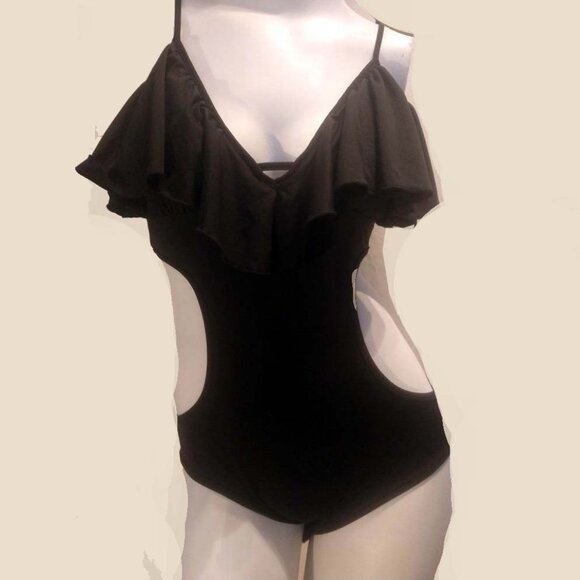 Bodysuit with Cutout on the sides by Seductions - Picture 1 of 6
